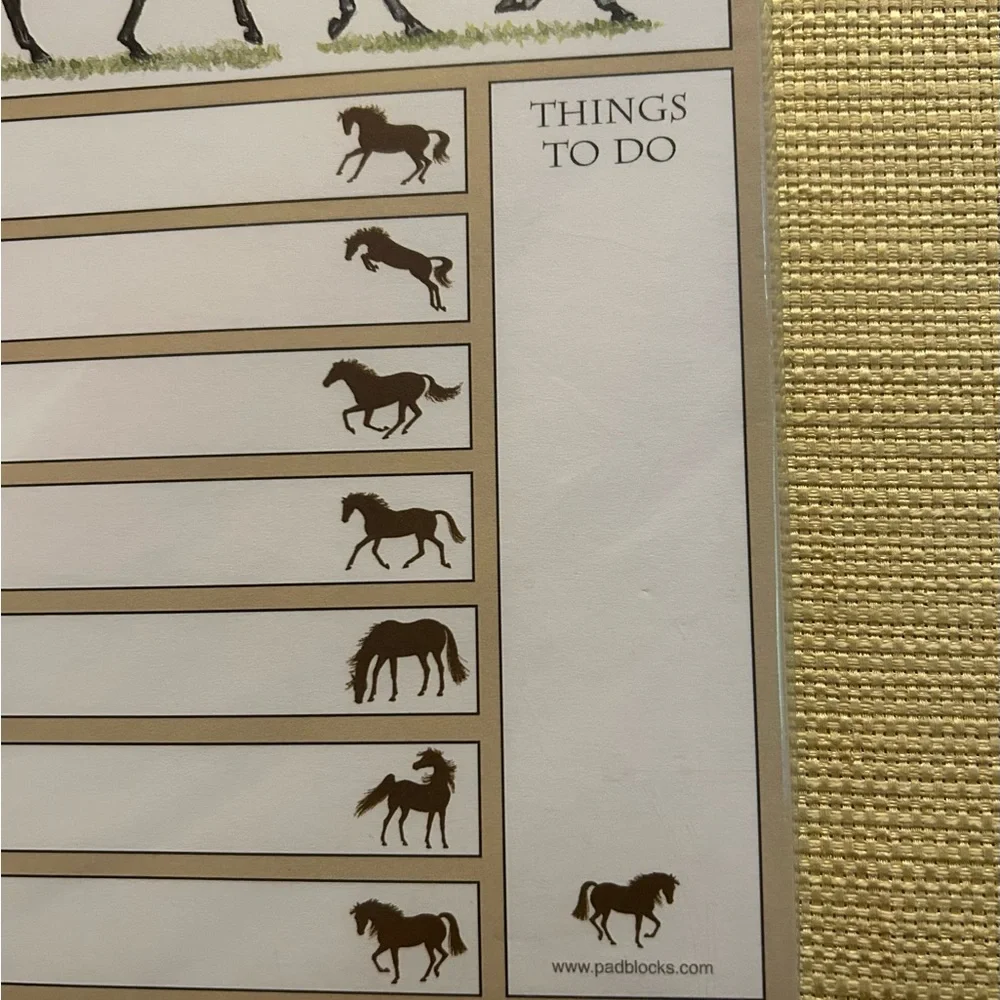 Equestrian Weekly Planner - Multicolor
